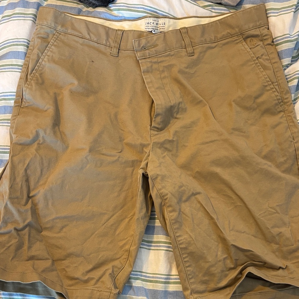 Jack Wills Men's Khaki Shorts